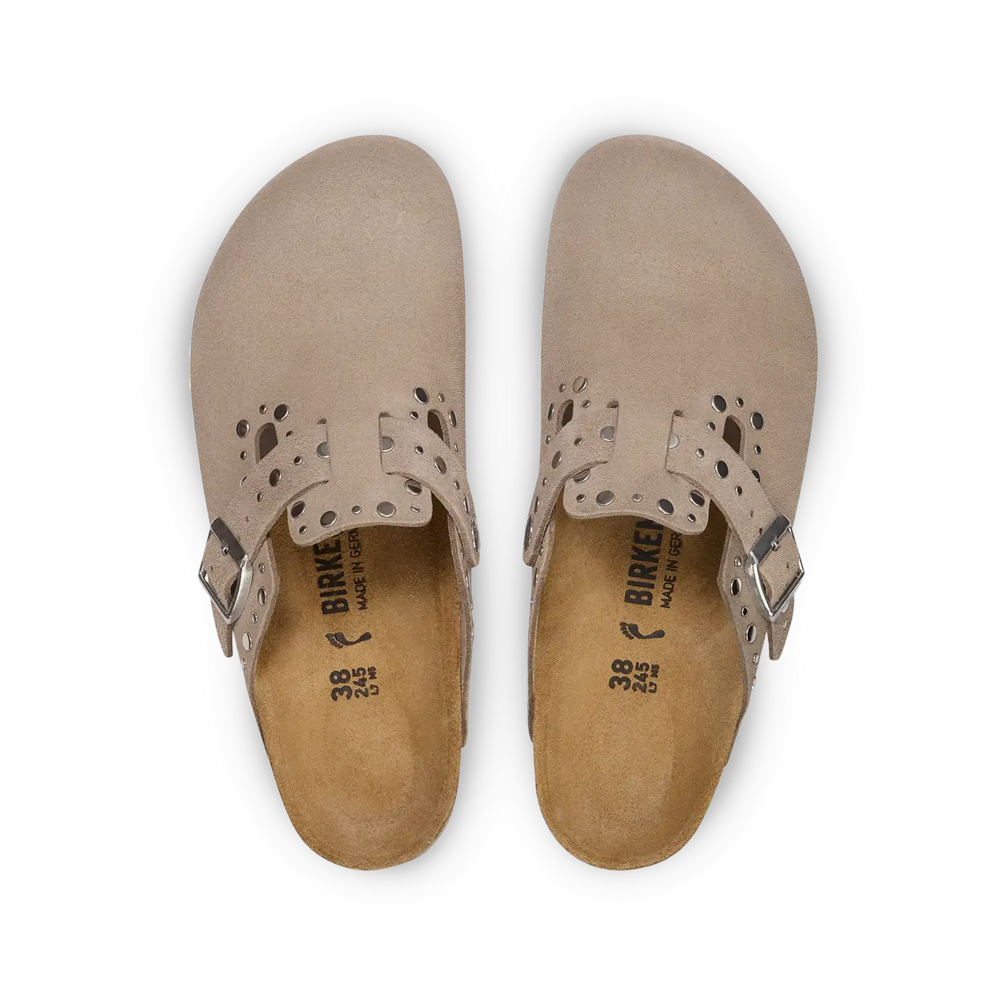 Birkenstock Boston Rivets Suede Leather