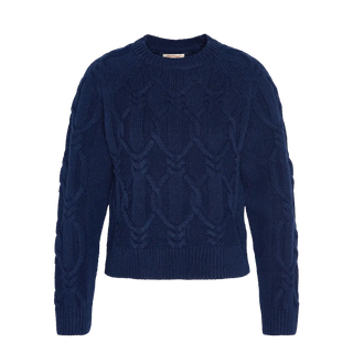 Barbour Elisha Cable-Knit Crew Neck Jumper