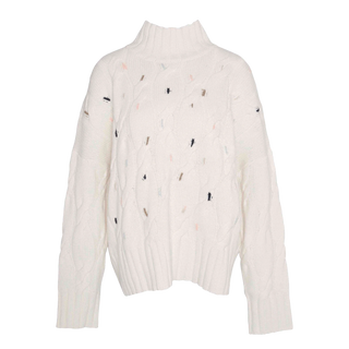 Barbour Fleur Cable-Knit Cardigan