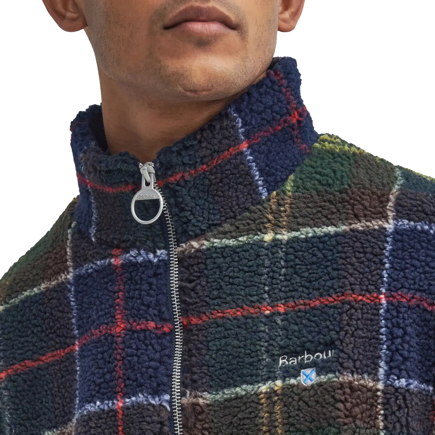 Barbour Tartan Sherpa Fleece