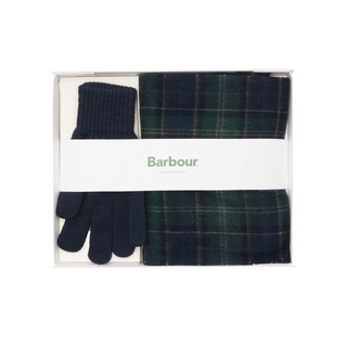Barbour Tartan Scarf & Glove Gift Set