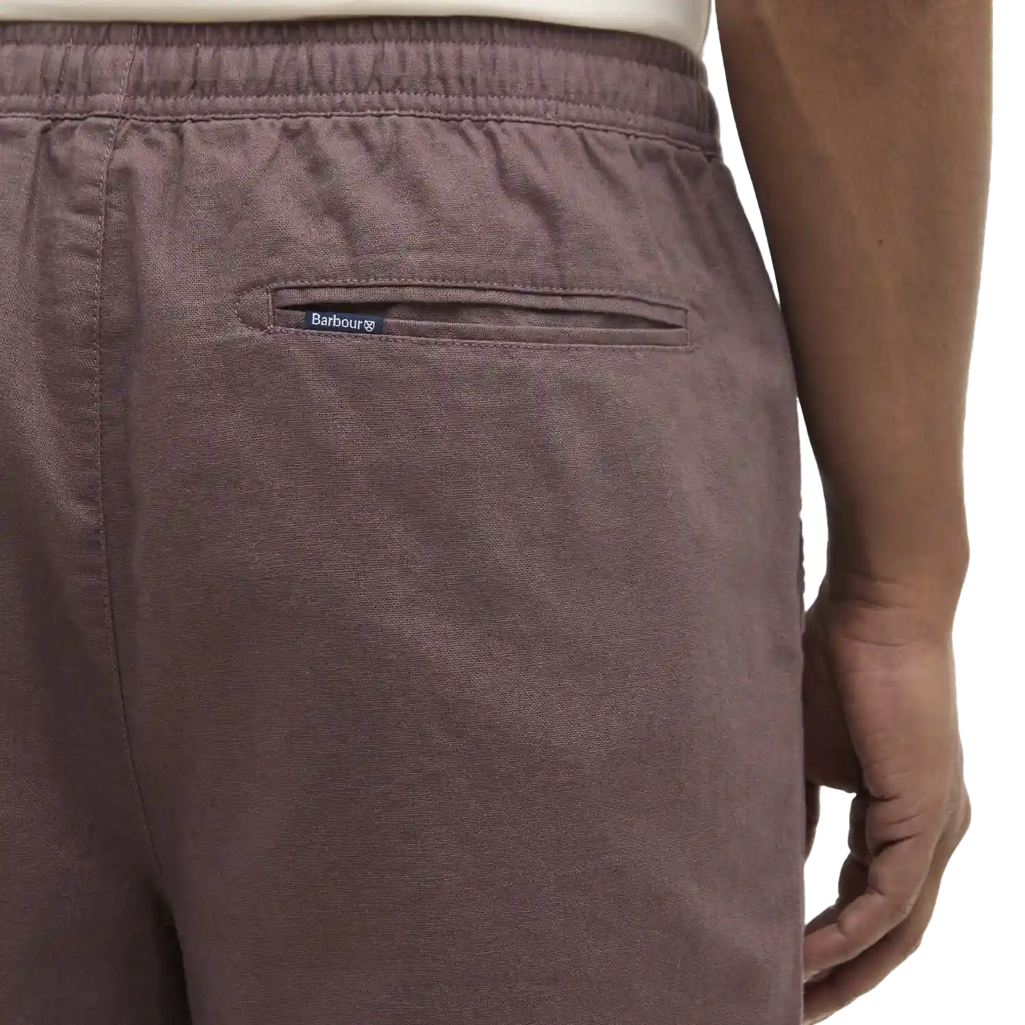 Barbour Cotton Linen Relaxed Shorts