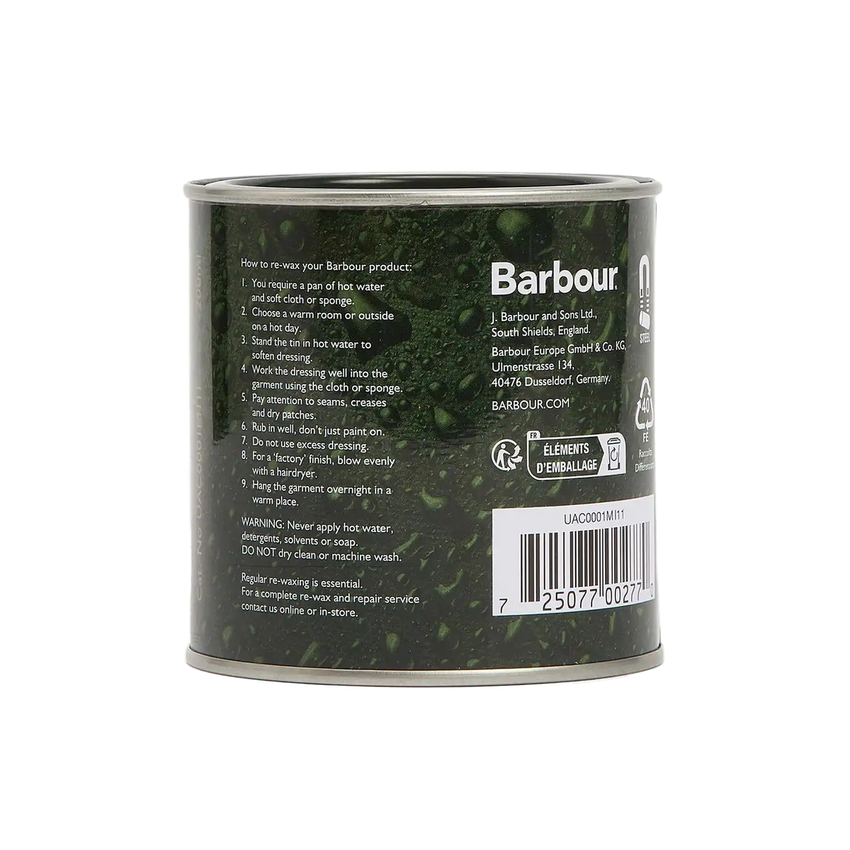 Barbour Thornproof Dressing Wax 200 ml