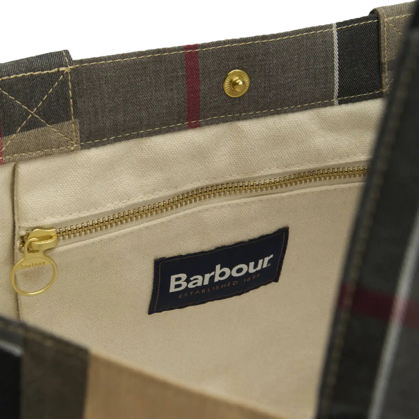 Barbour Telfield Tartan Tote Bag