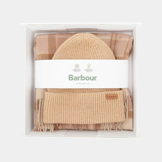 Barbour Aubrey Beanie & Scarf Gift Set