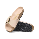 Birkenstock Madrid Big Buckle Natural Leather Patent