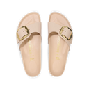 Birkenstock Madrid Big Buckle Natural Leather Patent