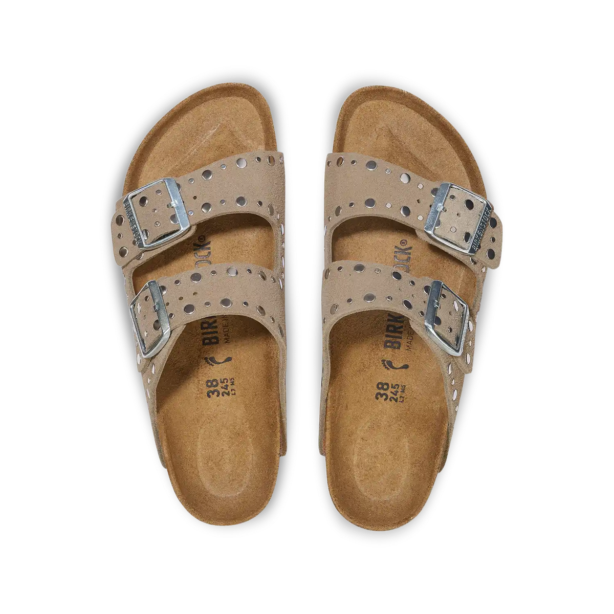 Birkenstock Arizona Rivets Suede Leather