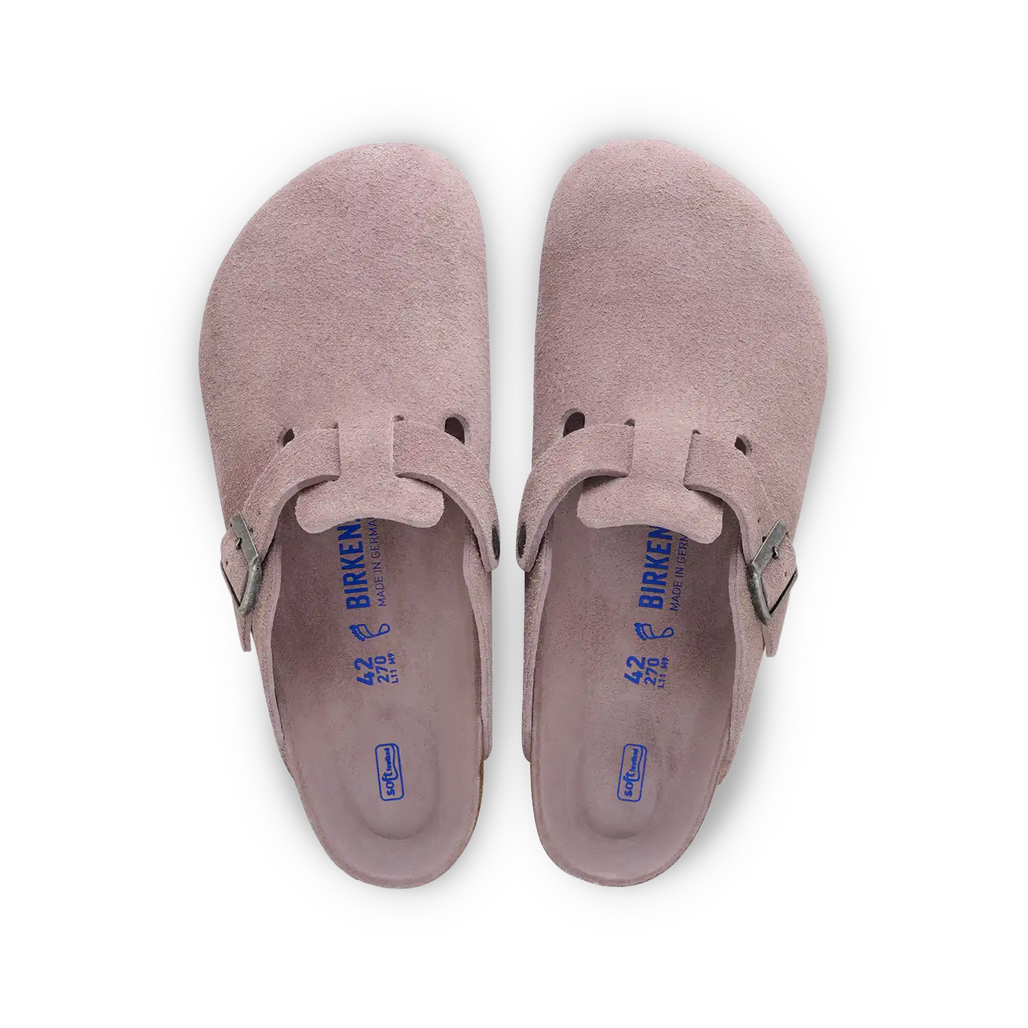 Birkenstock Boston Soft Footbed Suede Leather