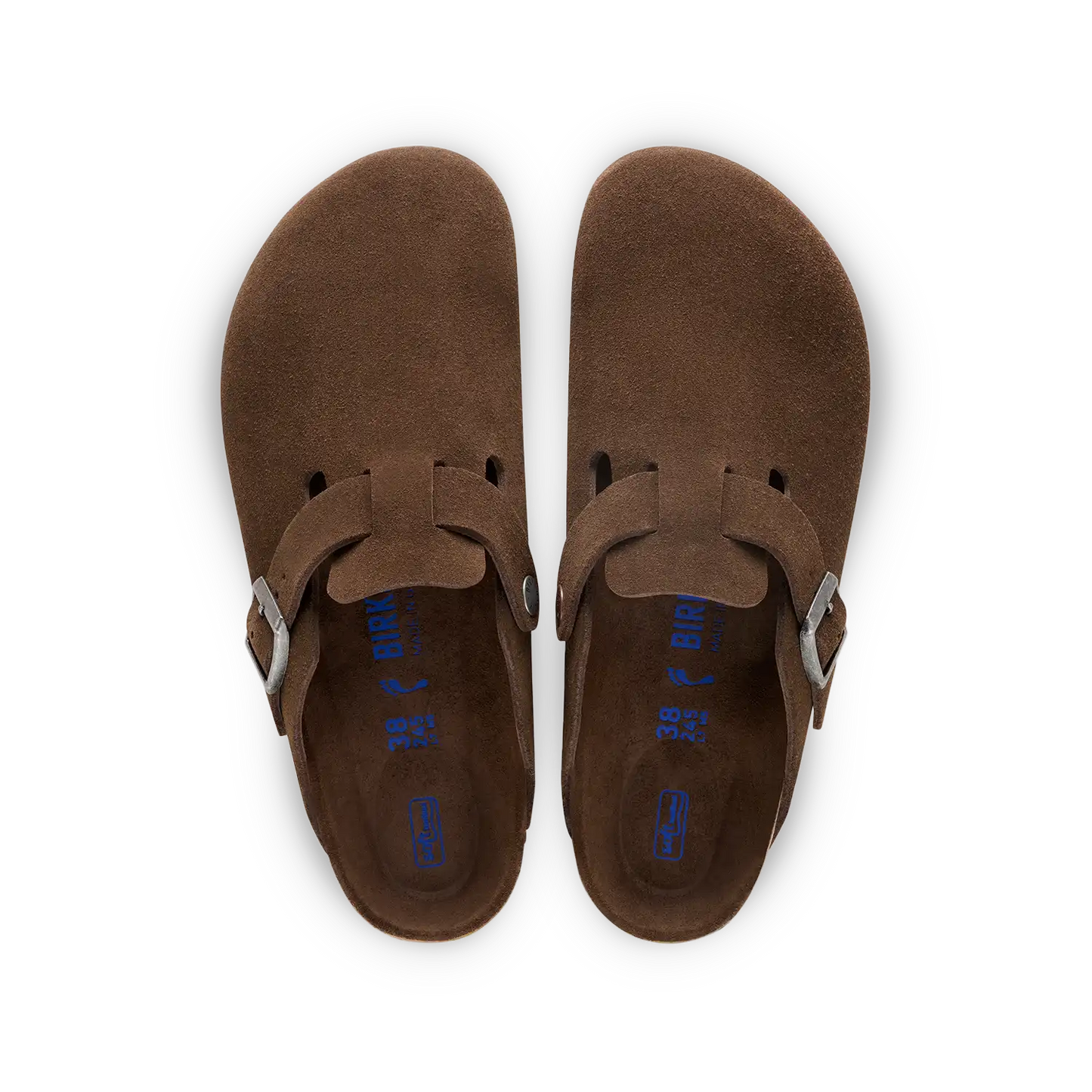 Birkenstock Boston Soft Footbed Suede Leather