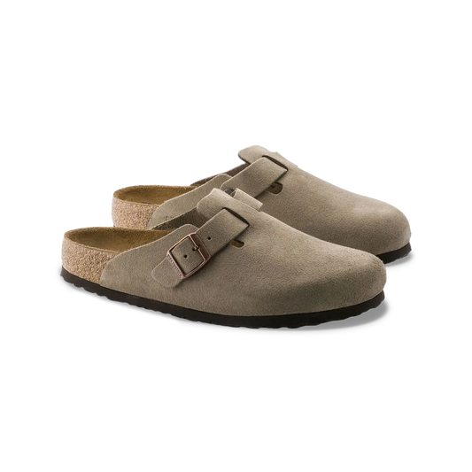 Birkenstock Boston Soft Footbed Suede Leather