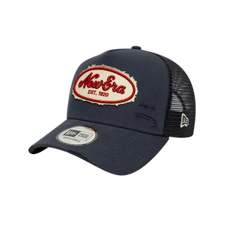 New Era 9Forty A-Frame Oval Canvas Distressed Trucker