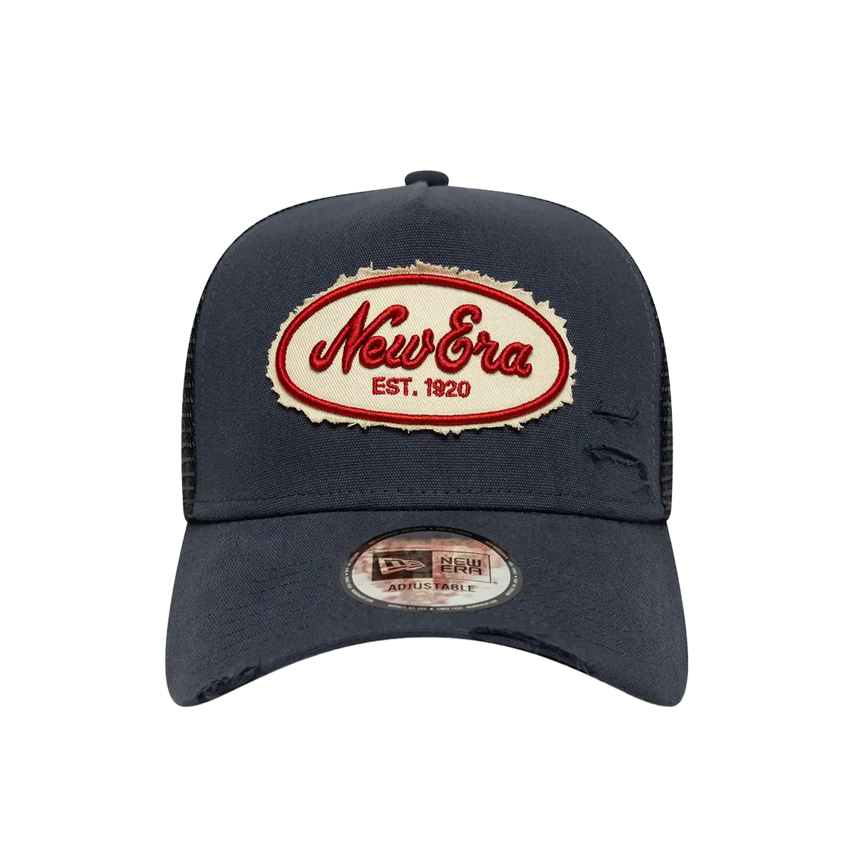 New Era 9Forty A-Frame Oval Canvas Distressed Trucker
