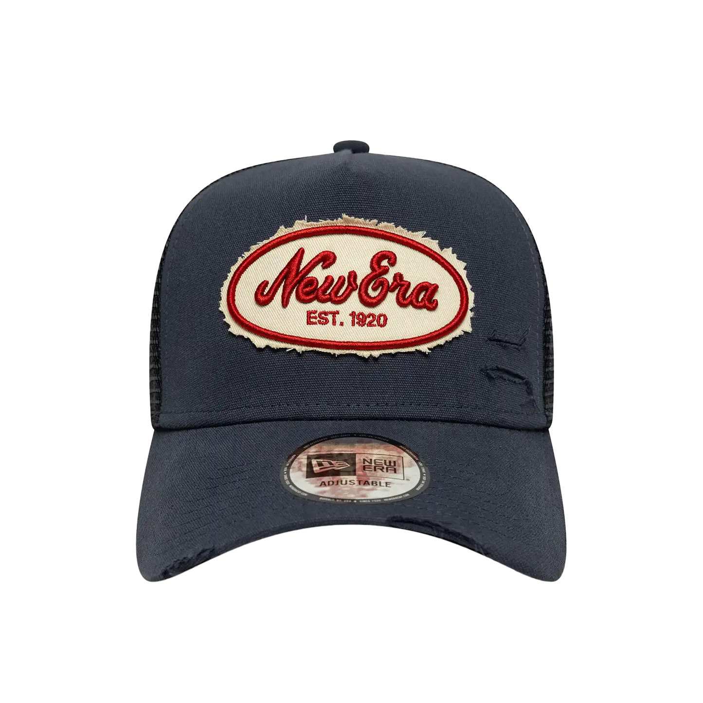 New Era 9Forty A-Frame Oval Canvas Distressed Trucker