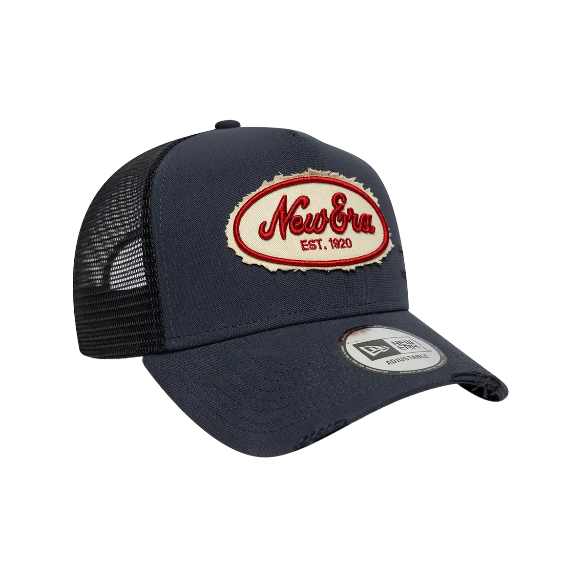 New Era 9Forty A-Frame Oval Canvas Distressed Trucker