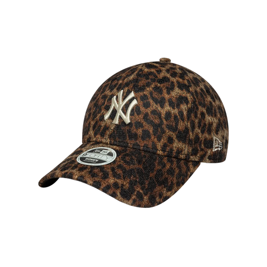 New Era Womens MLB Cosy Leopard 9Forty New York Yankees