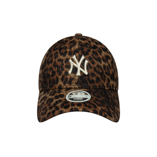 New Era Womens MLB Cosy Leopard 9Forty New York Yankees