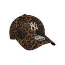 New Era Womens MLB Cosy Leopard 9Forty New York Yankees