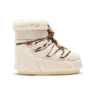 Moon Boot Icon Low Faux Fur Beads