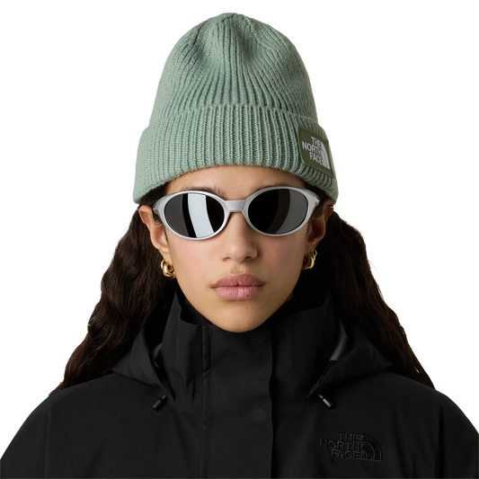 The North Face Unisex Logo Box Cuffed Beanie