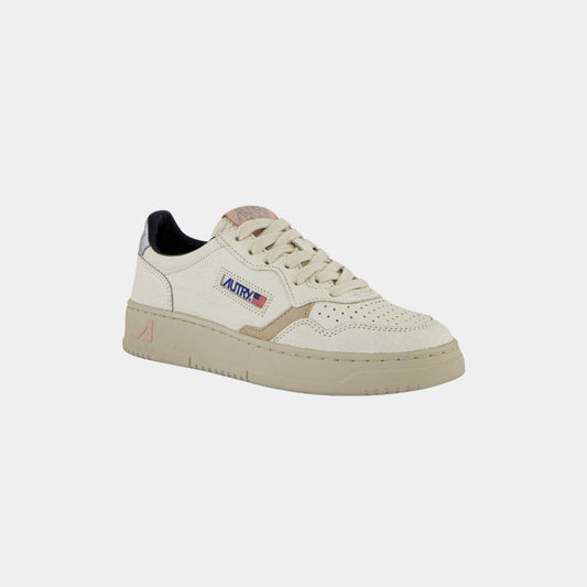 Autry Medalist Low Textured Leather W