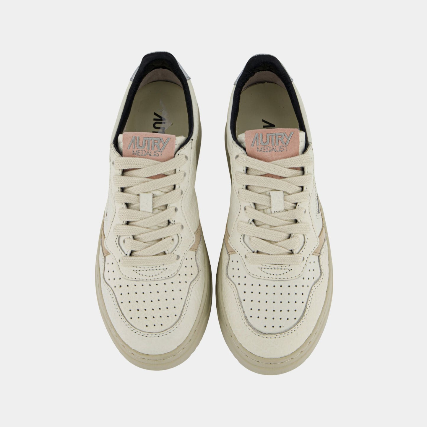 Autry Medalist Low Textured Leather W