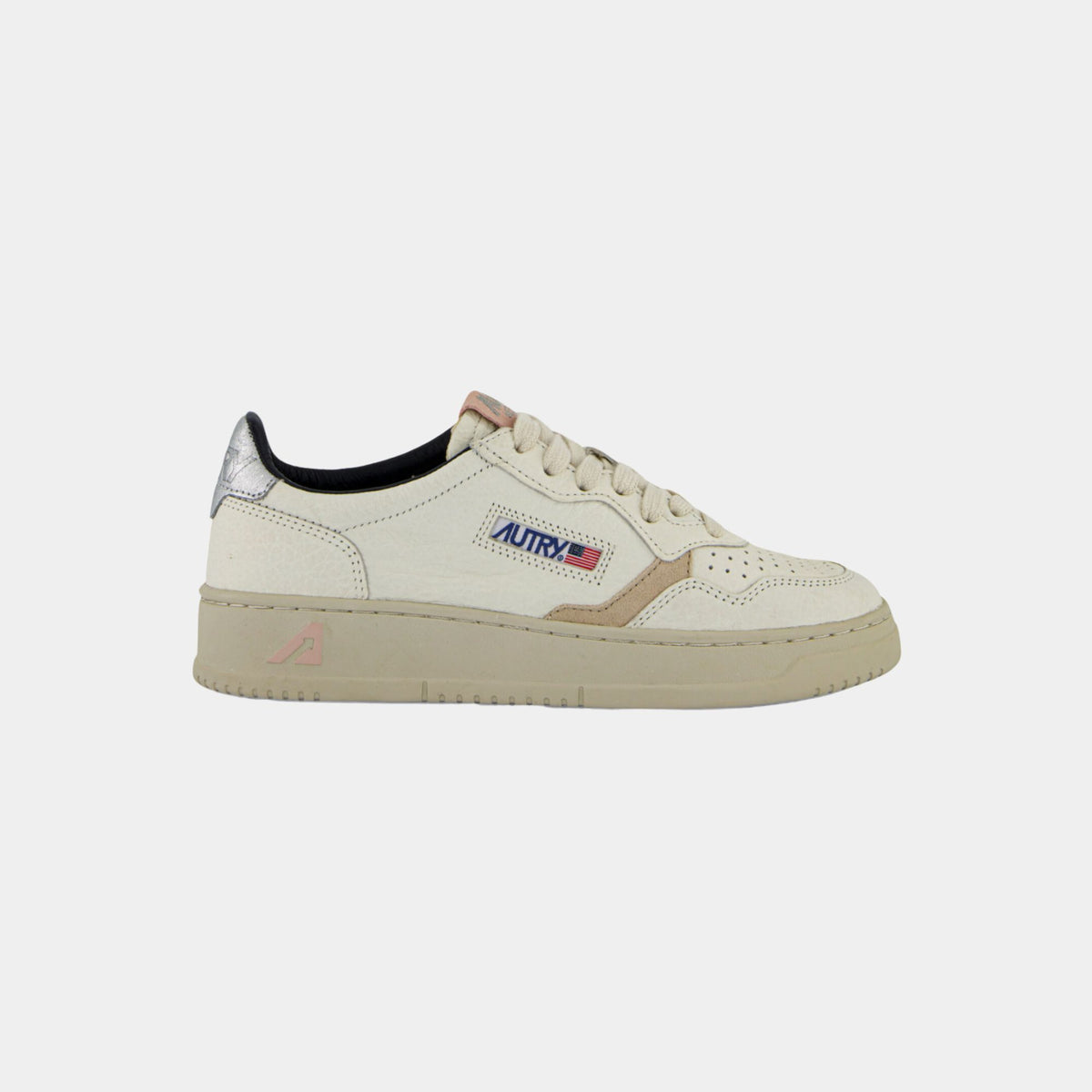 Autry Medalist Low Textured Leather W
