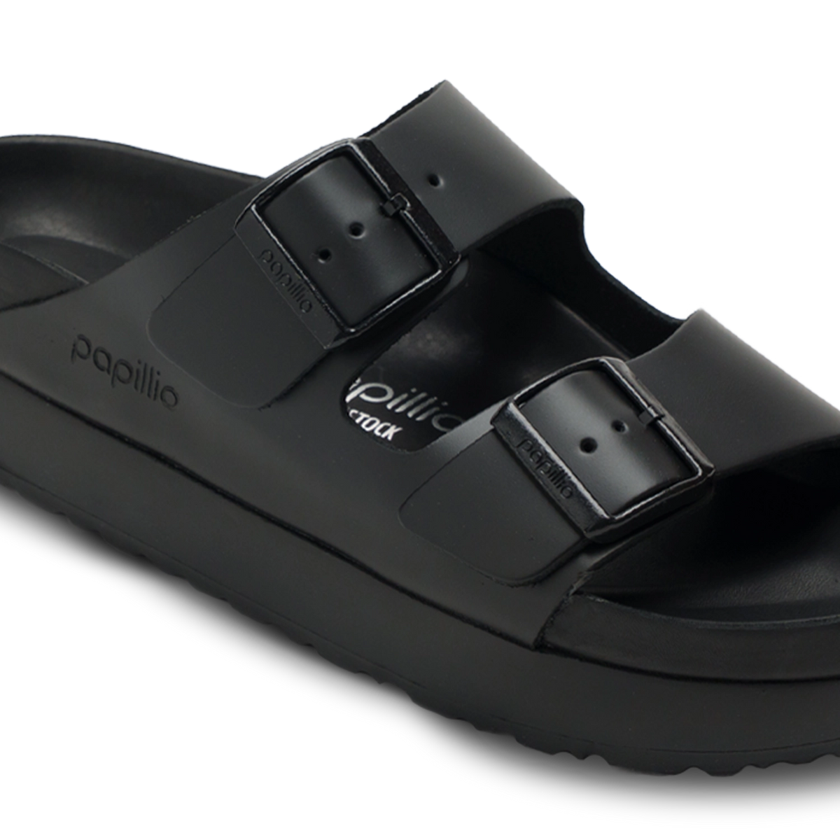 Birkenstock Arizona Flex Platform Natural Leather
