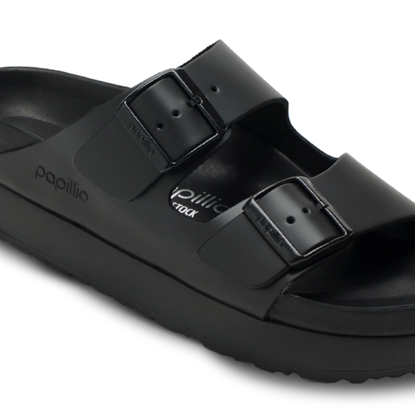 Birkenstock Arizona Flex Platform Natural Leather