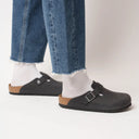 Birkenstock Boston Natural Leather Oiled