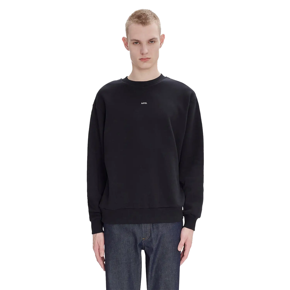 A.P.C. Boxy Micro Logo Pulover