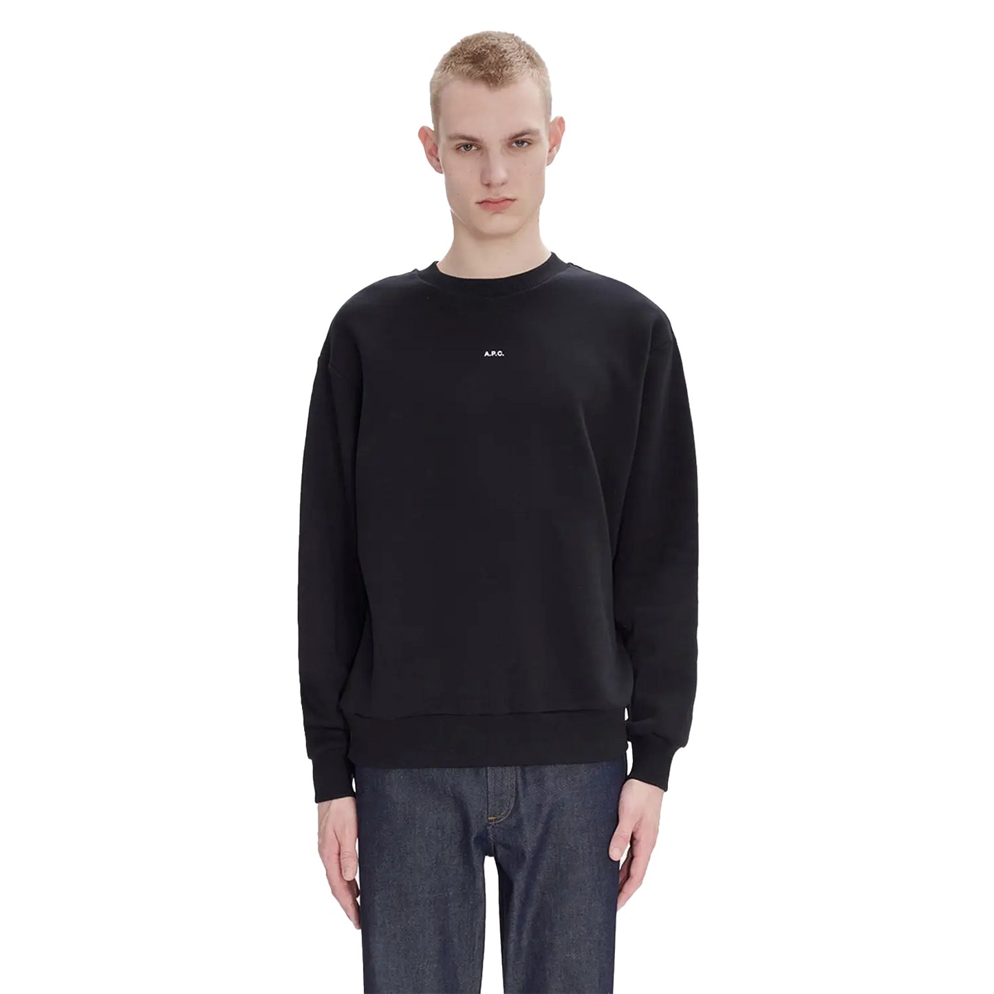 A.P.C. Boxy Micro Logo Pulover