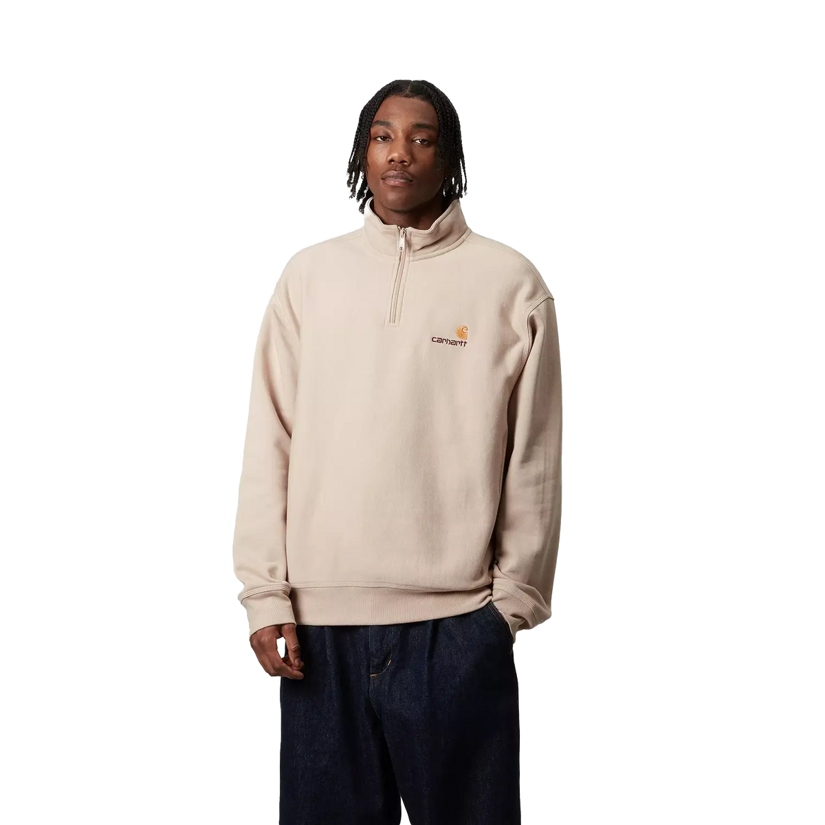 Carhartt WIP Half Zip American Script Sweat