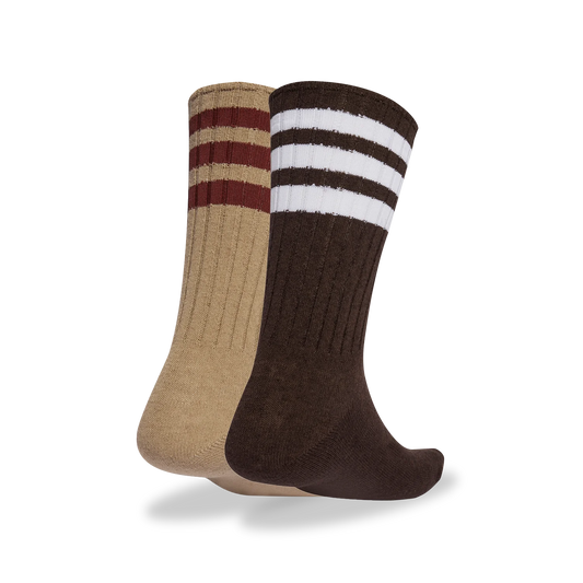 Adidas Ribbed Crew Socks 2 Pairs