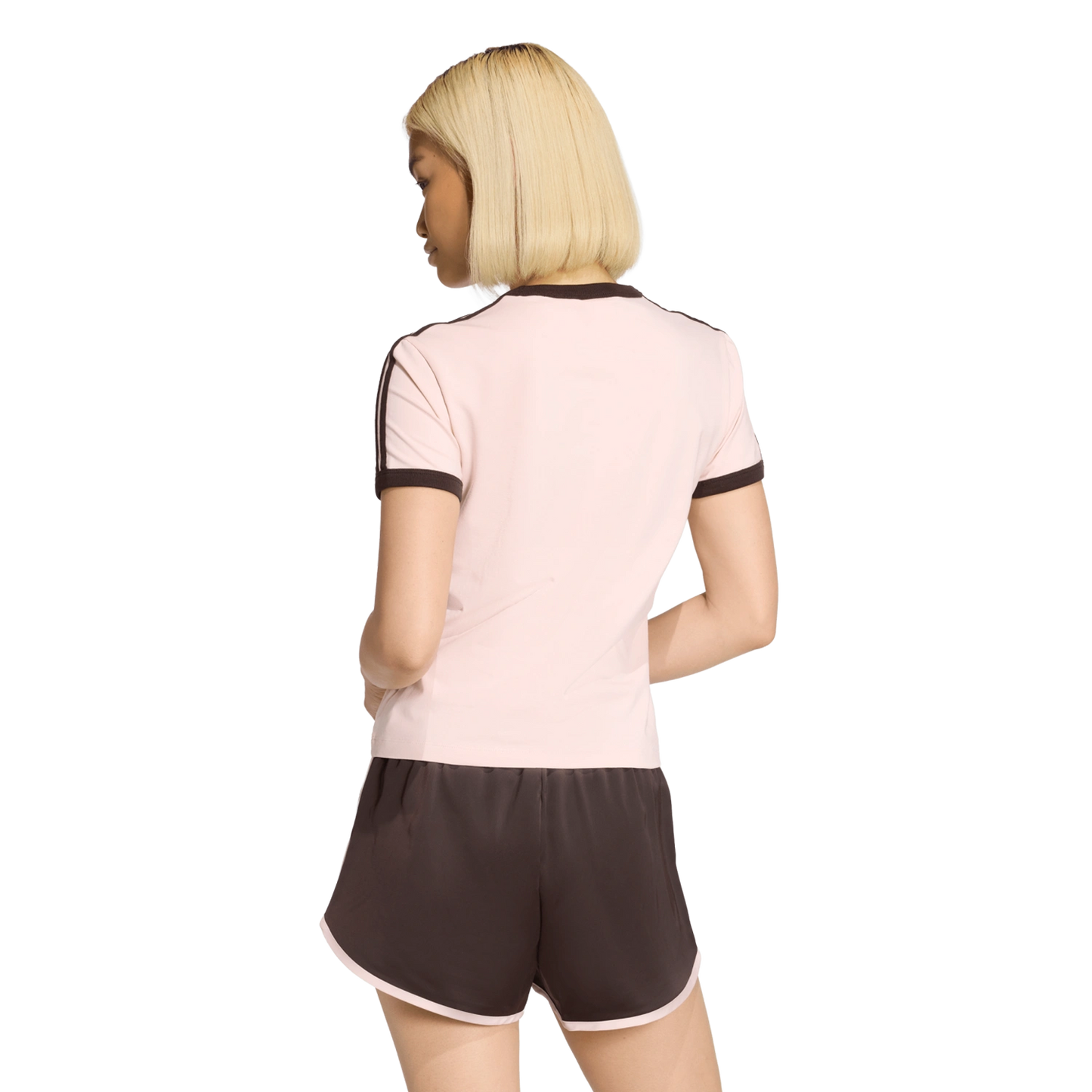 Adidas 3 Stripes Slim T-Shirt