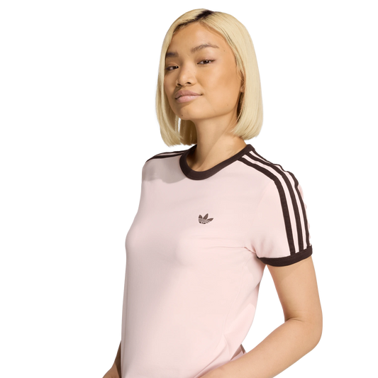 Adidas 3 Stripes Slim T-Shirt