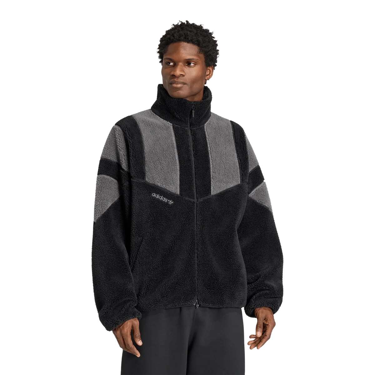 Adidas Blocked Fleece Track Top
