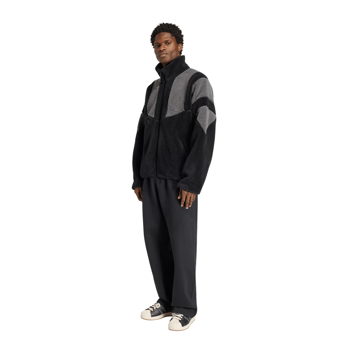Adidas Blocked Fleece Track Top