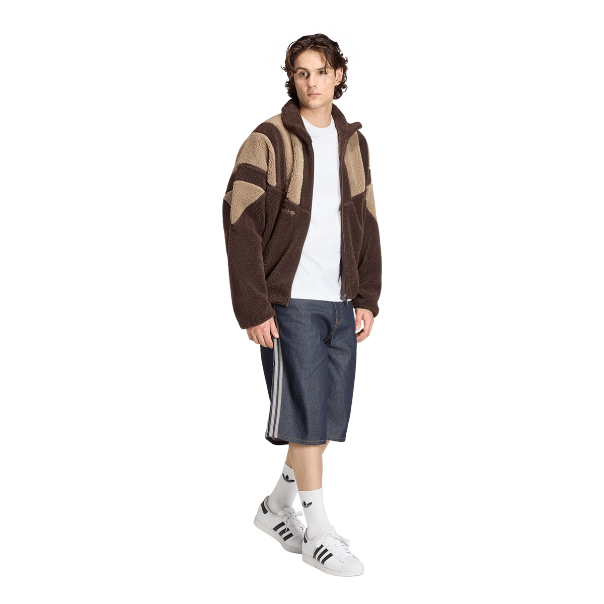 Adidas Blocked Fleece Track Top