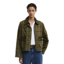 Barbour Tartan Cropped Beadnell Casual Jakna