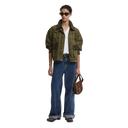 Barbour Tartan Cropped Beadnell Casual Jakna