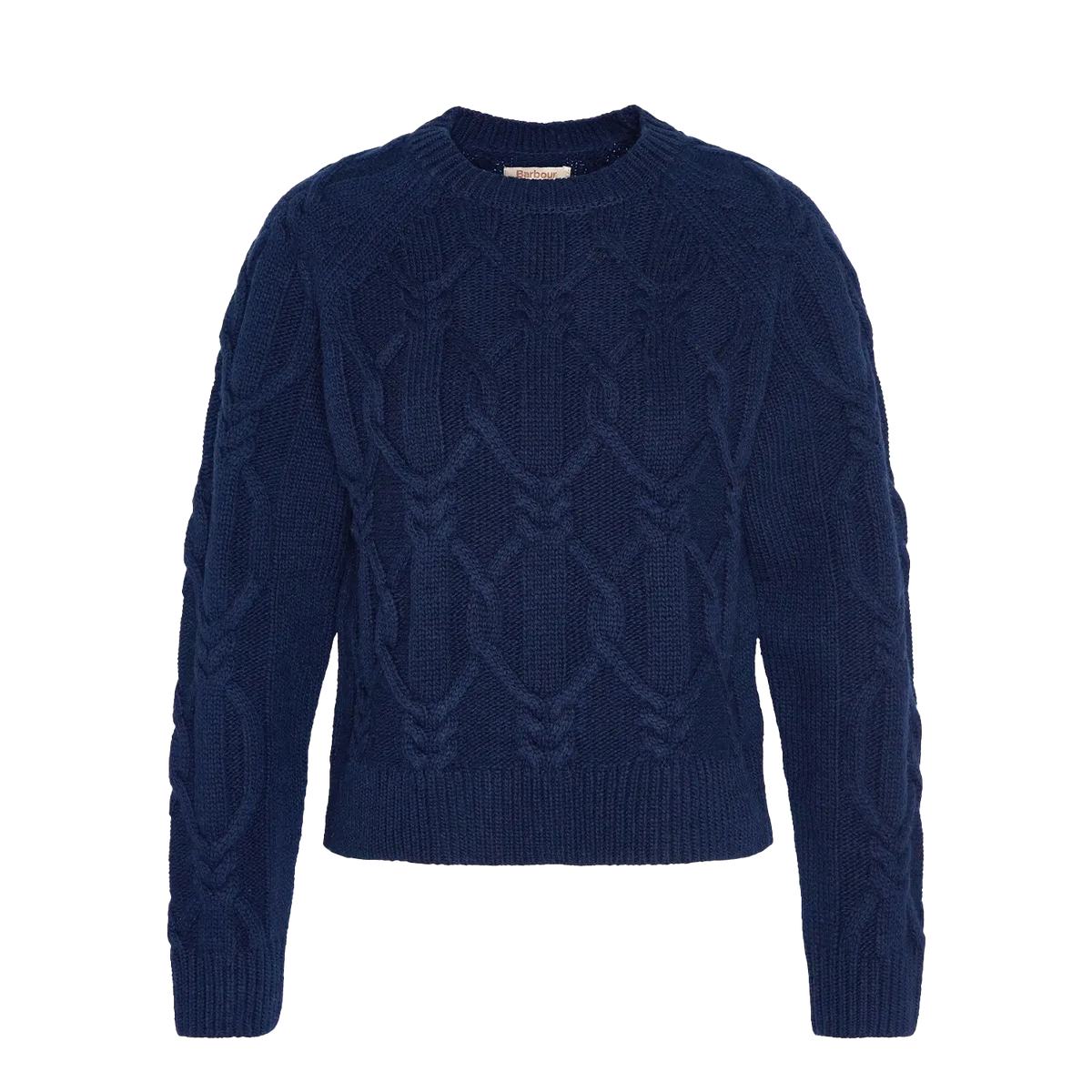 Barbour Elisha Cable-Knit Crew Neck Jumper