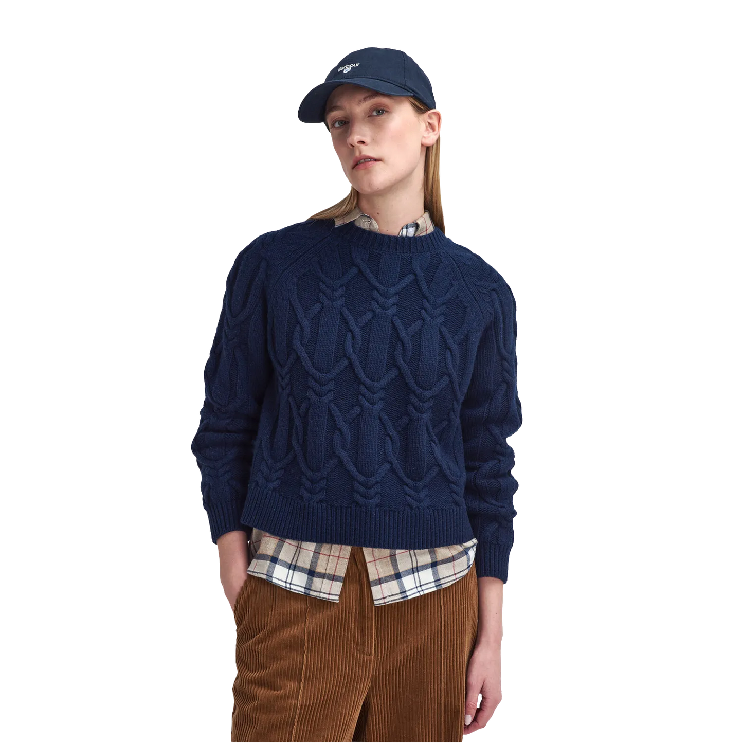 Barbour Elisha Cable-Knit Crew Neck Jumper