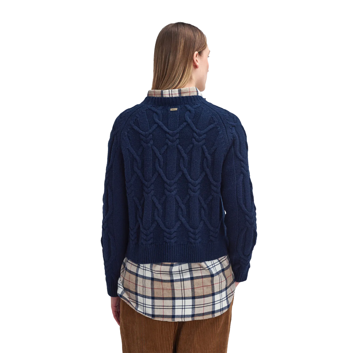 Barbour Elisha Cable-Knit Crew Neck Jumper