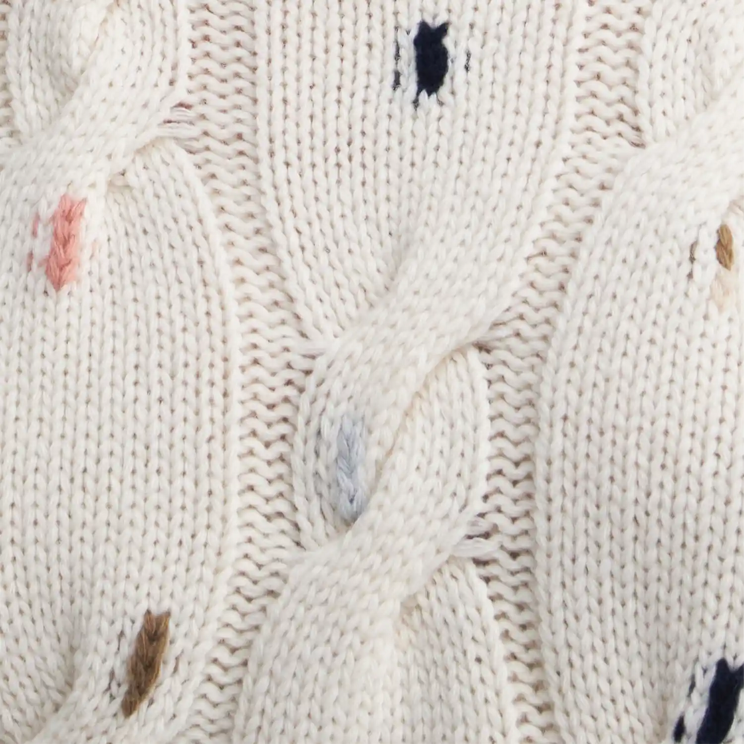 Barbour Fleur Cable-Knit Cardigan