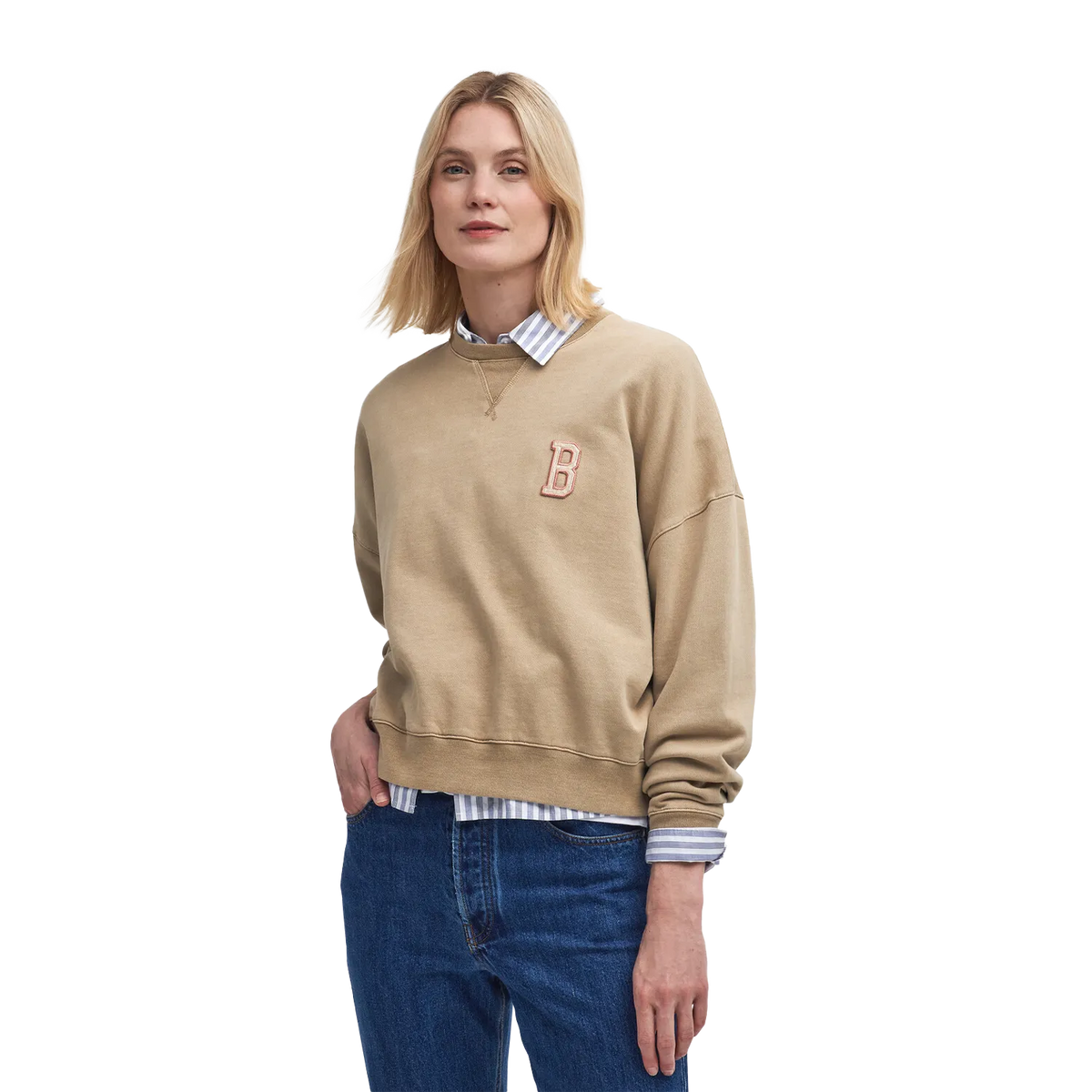 Barbour Elisha Logo Pulover