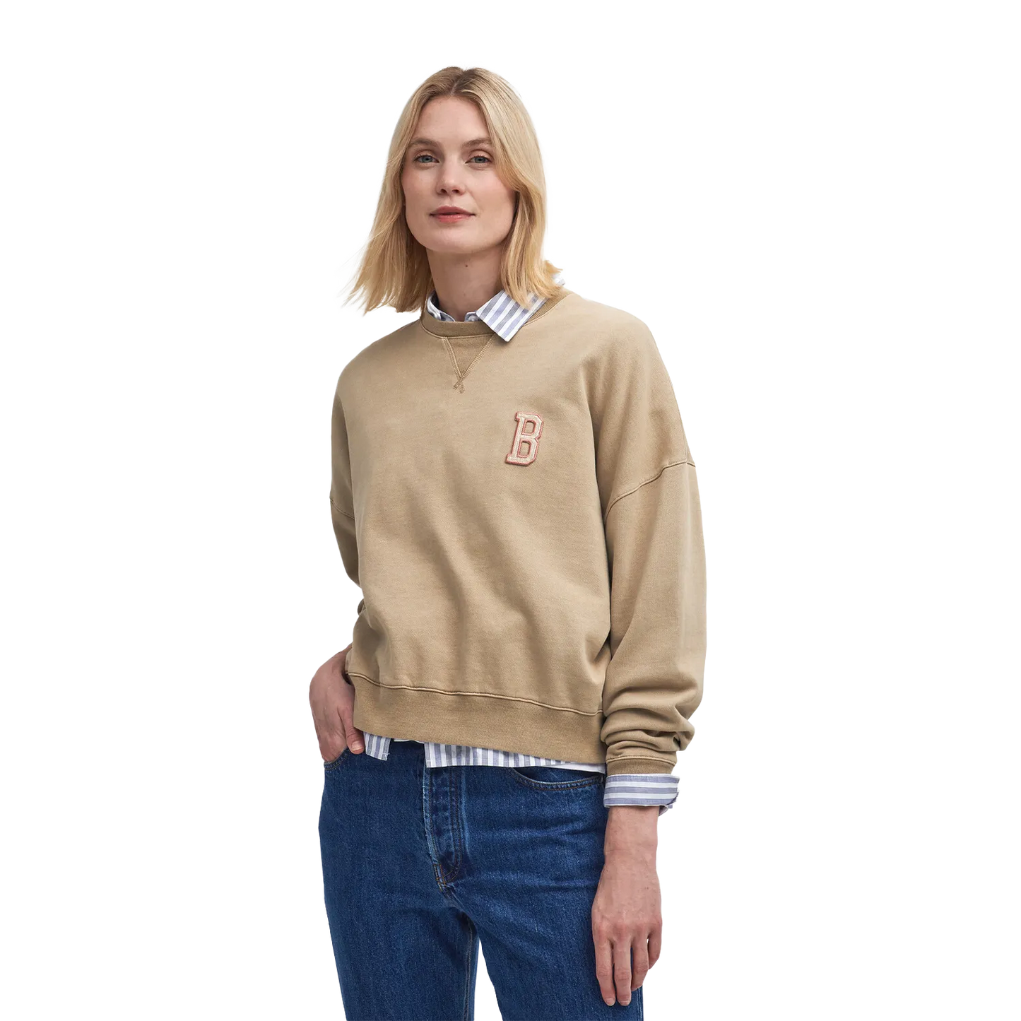 Barbour Elisha Logo Pulover