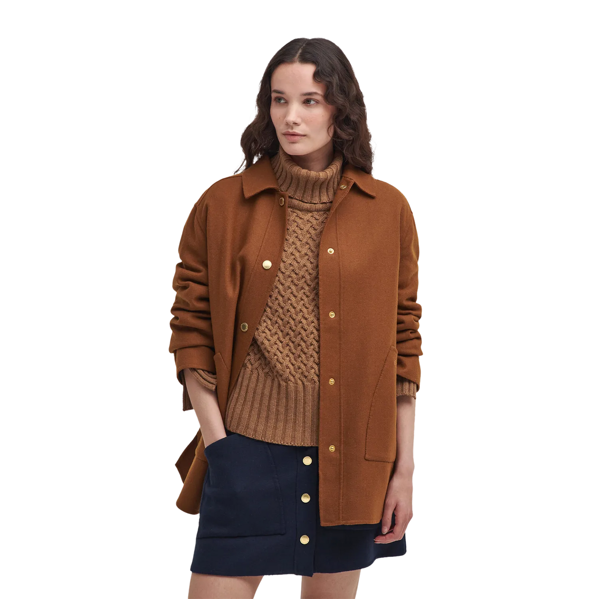 Barbour Reighton Wool-Blend Overshirt
