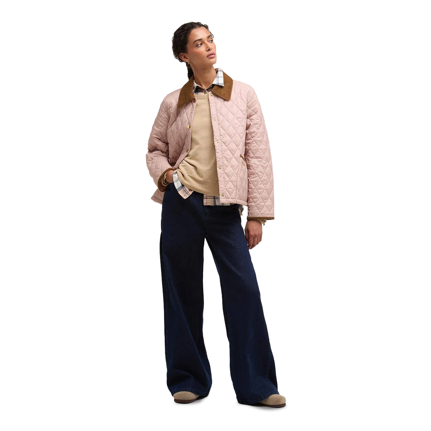 Barbour Icons Cropped Liddesdale Quilted Jacket