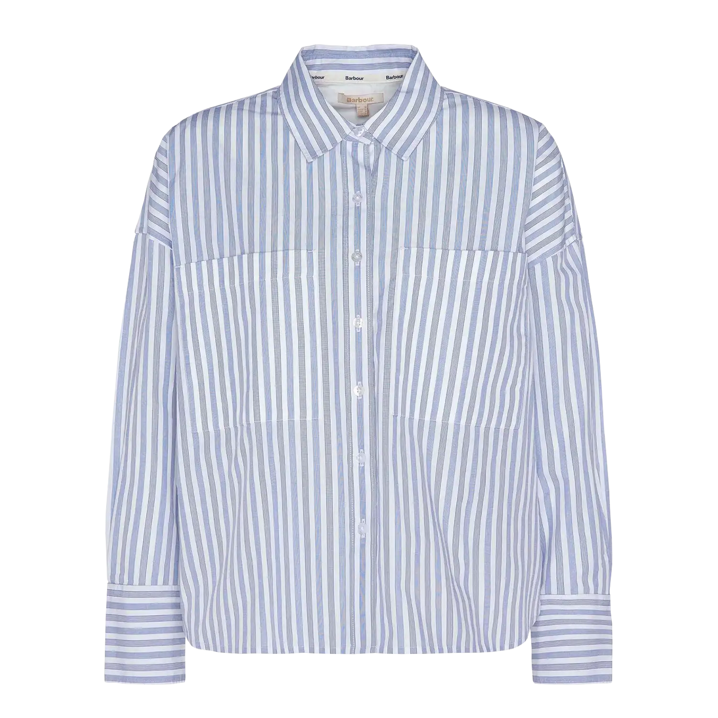 Barbour Violetta Črtasta Srajca z dolgimi rokavi